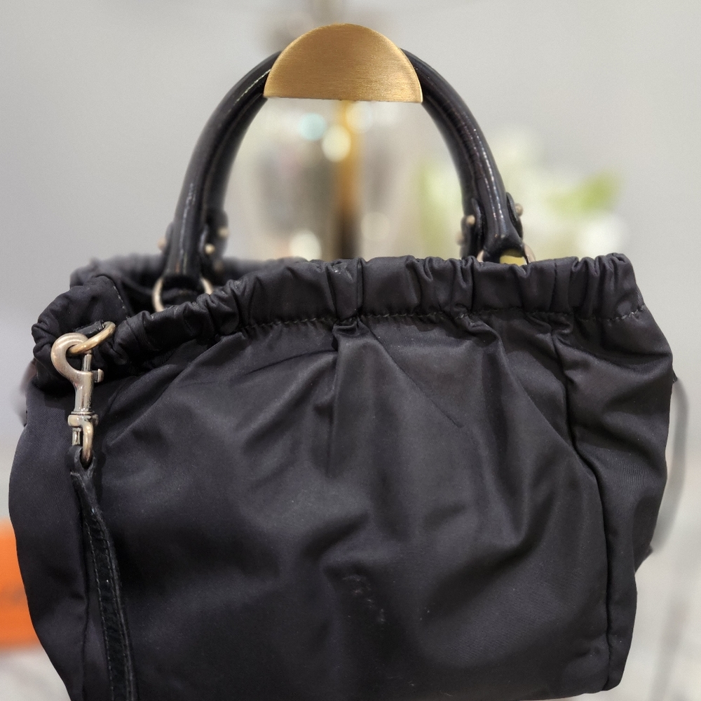 Ferragamo nylon and leather 2 way bag - Picture 4 of 5